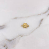 Herraje Herradura Caballo 0.4gr / 1.4cm / Oro Amarillo 18K $