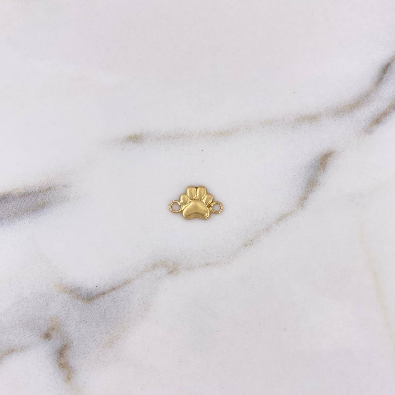 Herraje Huella 0.45gr / 1.3cm / Oro Amarillo 18K #