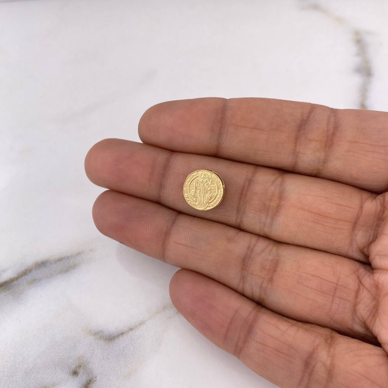 Herraje San Benito 1.3gr / Tambor Oro Amarillo 18K #