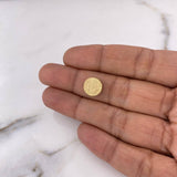 Herraje San Benito 1.3gr / Tambor Oro Amarillo 18K #