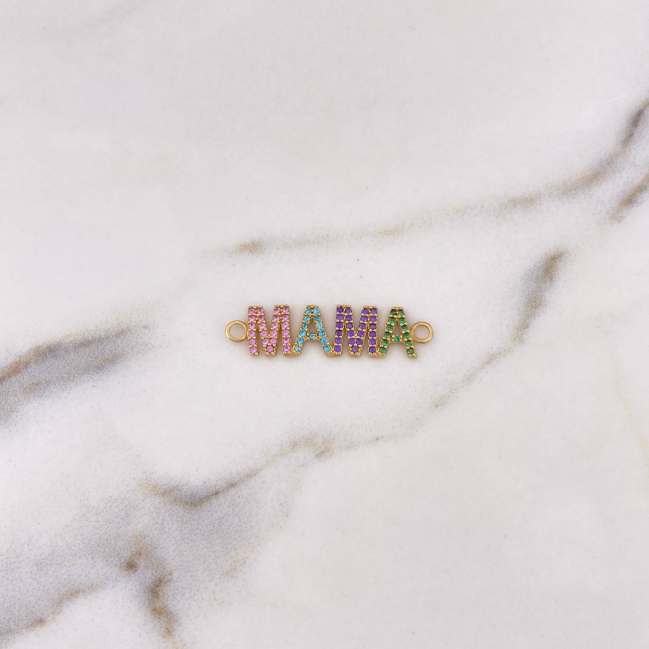 Herraje Mama 1.65gr / 3.1cm / Circones Colores Oro Amarillo 18K $