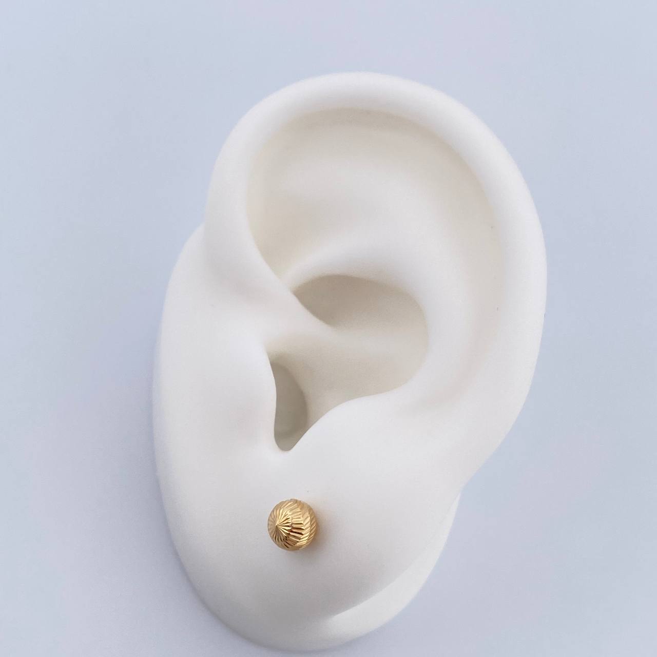Topos Bola 0.55gr / 5mm Diamantada Oro Amarillo &