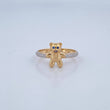 Anillo Oso Corbatin 2.3gr / T7 3/4 / Oro 18K $