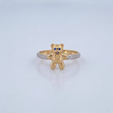 Anillo Oso Corbatin 2.3gr / T7 3/4 / Oro 18K $
