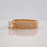 Anillo Solitario Churumbela 3.05 g / T6 1/2 Oro Amarillo 18K