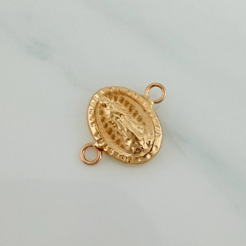 Herraje Virgen Guadalupe 0.6gr / 1.5cm / Oro Amarillo 18K %