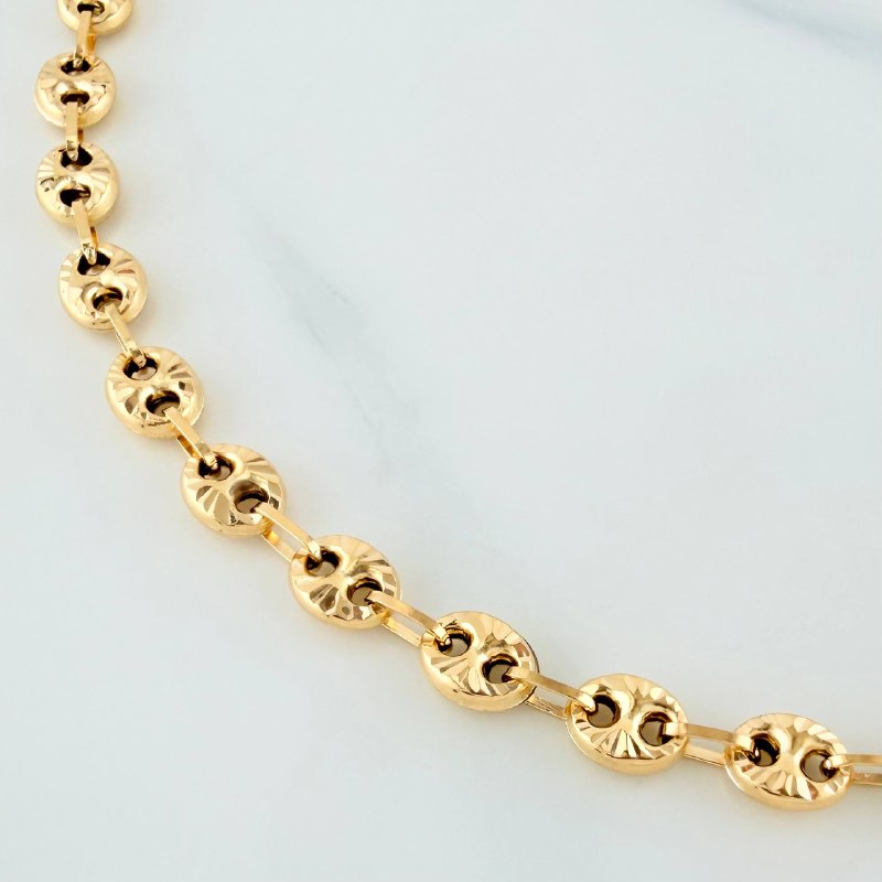 Tobillera Gc 6.25 g / 28 cm / 5 mm Oro Amarillo 18K