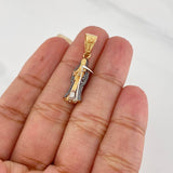 Dije Santa Muerte 2.5 g / 3 cm Tres Oros 18K