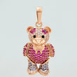 Dije Oso Articulado 11.25 g / 4.1 cm Oro Rosa 18K