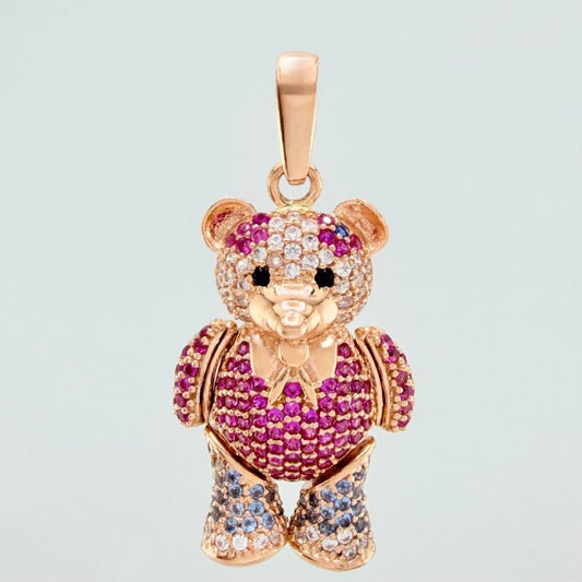 Dije Oso Articulado 11.25 g / 4.1 cm Oro Rosa 18K