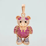 Dije Oso Articulado 11.25 g / 4.1 cm Oro Rosa 18K