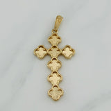 Dije Cruz Trebol 4.9 g / 5.9 cm Oro Amarillo 18K