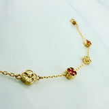 Pulso Trebol Aro Seguido 3.8 g / 21.7 cm / 4.1 mm Oro Amarillo 18K
