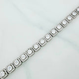 Pulso Tennis 23.95 g / 18 cm / 6.7 mm Oro Blanco 18K