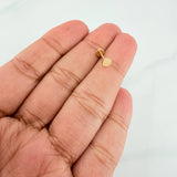 Piercing Circulo Plano 0.6 g / 1 cm Oro Amarillo 18K