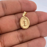 Dije Virgen De Santa Marta 0.9gr / 2.5cm / Oro Amarillo 18K &