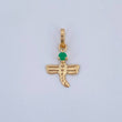 Dije Libelula GD 0.3gr / 1.6cm / Oro Amarillo 18K &