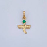 Dije Libelula GD 0.3gr / 1.6cm / Oro Amarillo 18K &