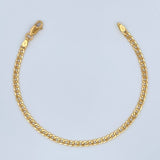 Pulso Cubano 2.8gr / 18.8cm / 3.1mm Oro Amarillo +1 18K &