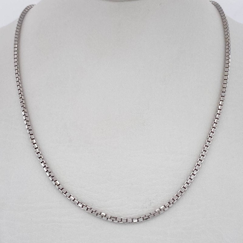 Cadena Veneciana 14.35gr / 60.5cm / Oro Blanco +3 18K &