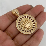 Dije Corona 9.15 g / 4 cm Oro Amarillo 18K
