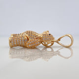 Dije Oso Bufanda Articulado 9.6 g / 3.8 cm Oro Amarillo 18K