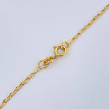 Cadena Espiga 1.65gr / 45cm / Oro Amarillo +3 18K $