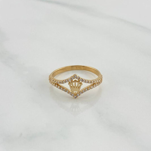 Anillo Corona 1.75 g / T5 3/4 Oro Amarillo 18K