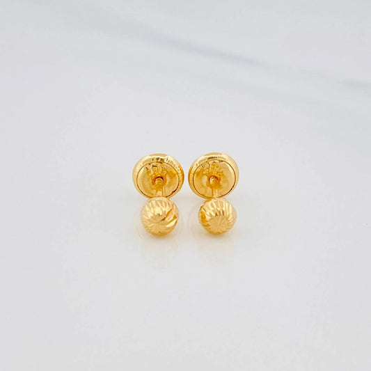 Topos Bola Diamantada 0.5 g / 4 mm Oro Amarillo 18K