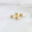 Topos Bola Diamantada 4mm 0.5g / 4mm Oro Amarillo 18K