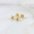 Topos Bola Diamantada 0.55g / 4mm Oro Amarillo 18K