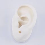 Topos Bola Lisa 0.45g / 4mm Oro Amarillo 18K
