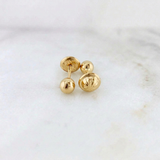 Topos Bola Lisa 0.45g / 4mm Oro Amarillo 18K