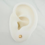 Topos Bola Lisa 0.45g / 4mm Oro Amarillo 18K