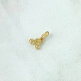 Dije Bicicleta 0.35gr / 1cm / liso Oro Amarillo 18K ©