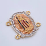 Herraje Virgen Guadalupe 6.7gr / 2.7cm / Oro 18K $