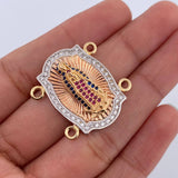 Herraje Virgen Guadalupe 6.7gr / 2.7cm / Oro 18K $