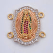 Herraje Virgen de Guadalupe 6.5gr / 2.7cm / Oro 18K $