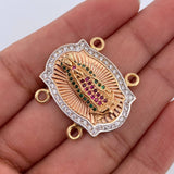 Herraje Virgen de Guadalupe 6.5gr / 2.7cm / Oro 18K $