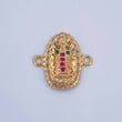 Herraje Virgen de Guadalupe 1.25gr / 1.5cm / Oro 18K $