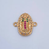 Herraje Virgen de Guadalupe 1.25gr / 1.5cm / Oro 18K $