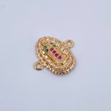 Herraje Virgen de Guadalupe 1.25gr / 1.5cm / Oro 18K $