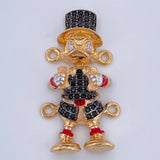 Herraje Pato Billetes 4.9gr / 3cm / Oro 18K $