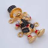 Herraje Pato Billetes 4.9gr / 3cm / Oro 18K $