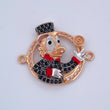 Herraje Pato Inspirado 3.85gr / 2.1cm / Oro 18K $