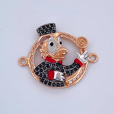Herraje Pato Inspirado 3.85gr / 2.1cm / Oro 18K $