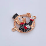 Herraje Pato Inspirado 3.85gr / 2.1cm / Oro 18K $