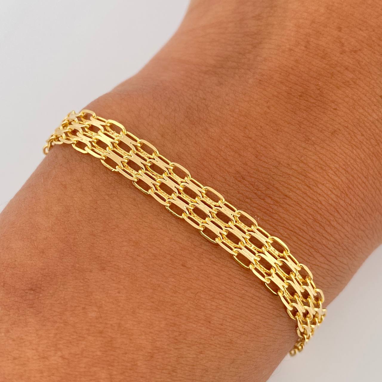 Pulso Chino 5.05gr / 18.4cm / +0 Oro 18K $