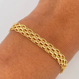 Pulso Chino 5.05gr / 18.4cm / +0 Oro 18K $