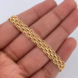 Pulso Chino 5.05gr / 18.4cm / +0 Oro 18K $